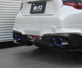 Blitz Nur Spec Vsr Quad Exhaust System For Trd Rear Bumper Stainless