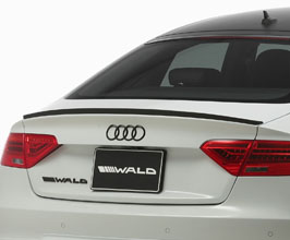 WALD Sports Line Rear Trunk Spoiler (FRP), Spoilers for Audi A5 B8