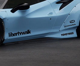 Liberty Walk LB Aero Side Under Spoilers for Ferrari F8 Tributo / Spider