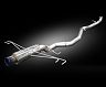 Kakimoto Racing GT1.0Z Racing Exhaust System with Single Tip (Stainless)