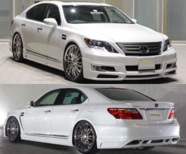 LEXUS LS USF40 REAR HALF SPOILER HYBRID 塗装済み-