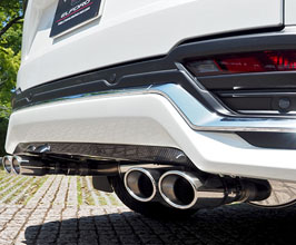 Meiwa Exhaust System with Quad Oval Tips - Type W (Stainless) for Lexus LX600