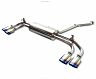 EXART ONE Muffler Exhaust System with Quad Tips for Modellista Rear (Stainless)