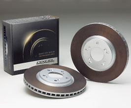 DIXCEL HD Type Heat-Treated Plain Disc Rotors - Front for Lexus RX450h+