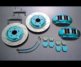 Project Mu FS44 Forged Sports Caliper Brake Kit - Front 4POT 345mm for Mitsubishi Lancer Evo X