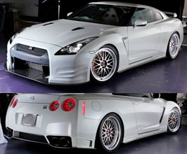 Pheonixs Power Aero Body Kit System - Type I (FRP with Carbon Fiber) for Nissan GTR R35