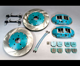 Project Mu FS44SB Forged Sports Caliper Side-B Brake Kit - Rear 4POT 350mm 1-Piece for Nissan Skyline ECR33