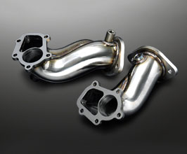 Mines Super Outlet Pro II Pipes - 70mm (Stainless) for Nissan Skyline GTR BNR34