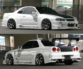 URAS Type-GT Aero Wide Body Kit (FRP) | Body Kits For Nissan Skyline ...