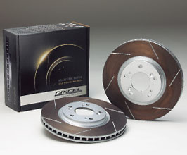 DIXCEL HS Type Heat-Treated Slotted Disc Rotors - Front 280x26mm for Nissan Skyline R34