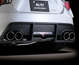 BLITZ NUR-Spec VS Quad Exhaust System for BLITZ Rear (Stainless) for Toyota  86 / BRZ 2013-2020