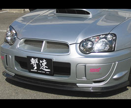 ChargeSpeed Bottom Line Front Lip Spoiler - Type 1 for Subaru Impreza WRX GD