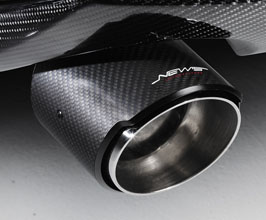 NEWS Design AS Line Exhaust Tip (Carbon Fiber) for Toyota Harrier / Venza